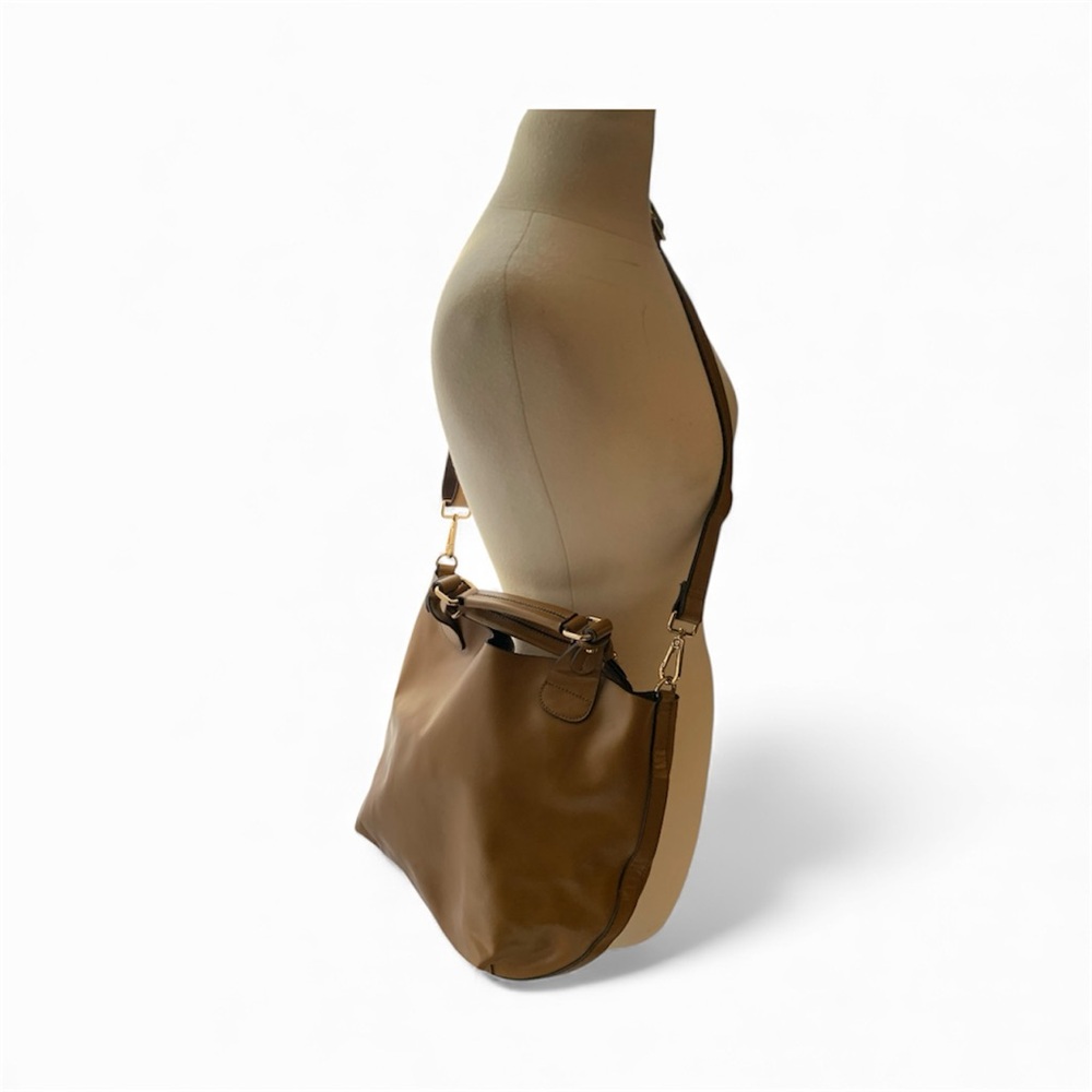 DANIER Camel Brown Large Leather Tote - Picture 4 of 5
